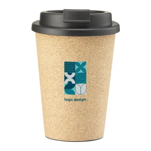 Koffiebeker van kurk - Afbeelding 1