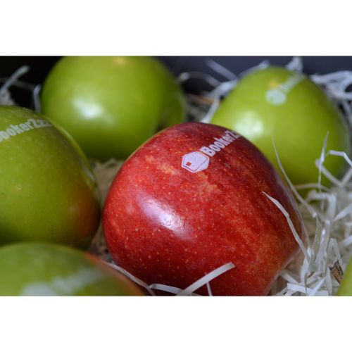 12 appels met logo in doos - Afbeelding 3
