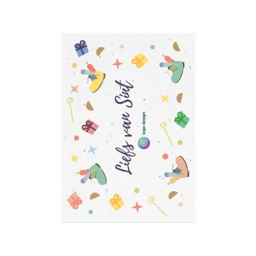 Groeipapier A6 Sinterklaas | 200 gr./m2 - Afbeelding 2
