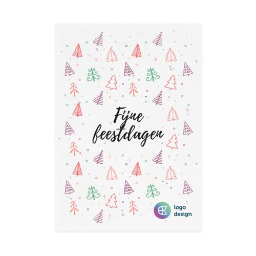 Kerstkaart groeipapier A5 - Afbeelding 2