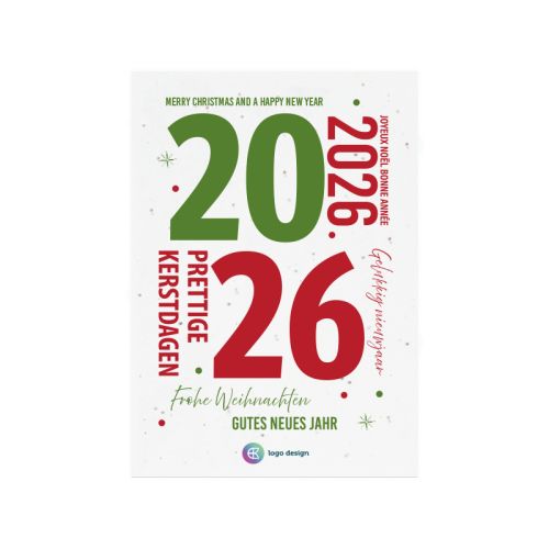 Groeipapier A6 kerst | 200 gr./m2 - Afbeelding 3