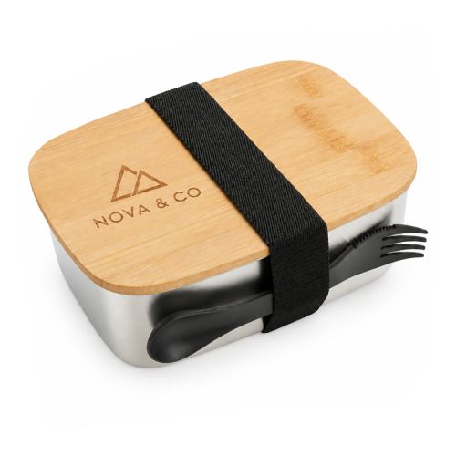Lunchbox met spork - Afbeelding 1