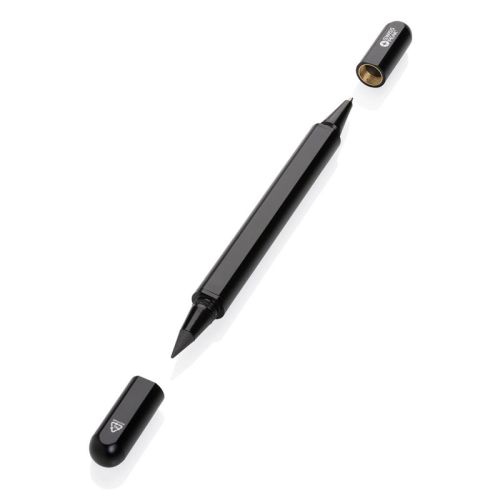 Duo pen gerecycled aluminium - Afbeelding 2