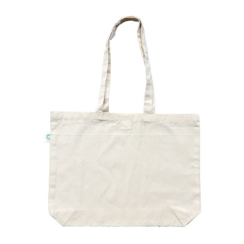 Shopper ecru XL | Fairtrade - Afbeelding 1