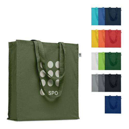 Fairtrade tas met zijvouw - Afbeelding 1