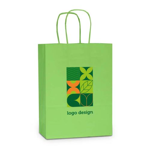 Gekleurde papieren tas L | 100 gr./m2 - Afbeelding 1