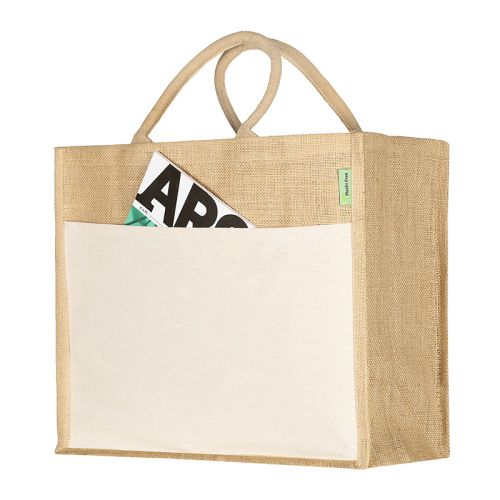 Jute shopper plasticvrij - Afbeelding 3
