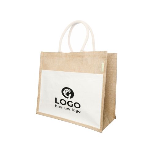 Shopper tas van jute - Afbeelding 1