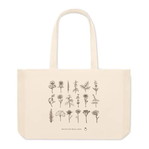 Strandtas van gerecycled canvas - Afbeelding 1