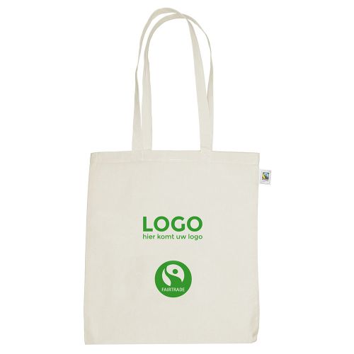 Fairtrade tas | 150 gr./m2 | Ecru - Image 4