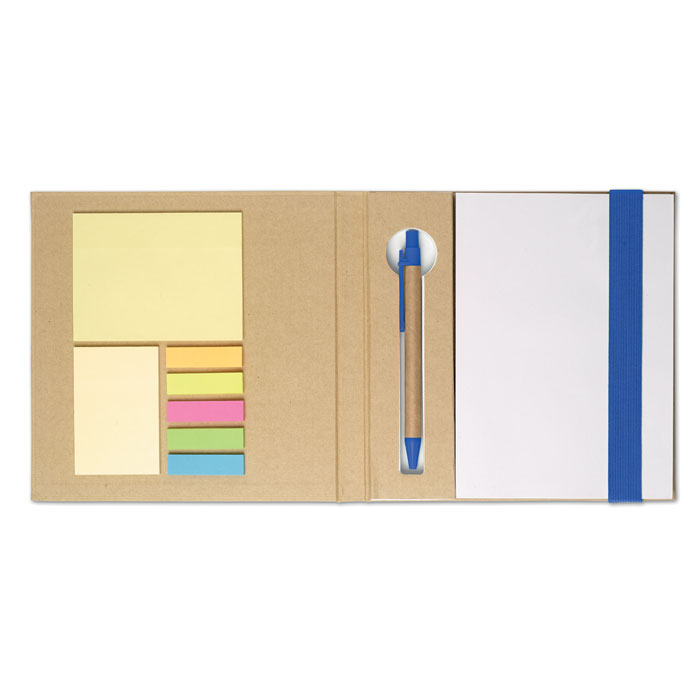 Gerecycled notitieboekje met plakbriefjes - Afbeelding 3